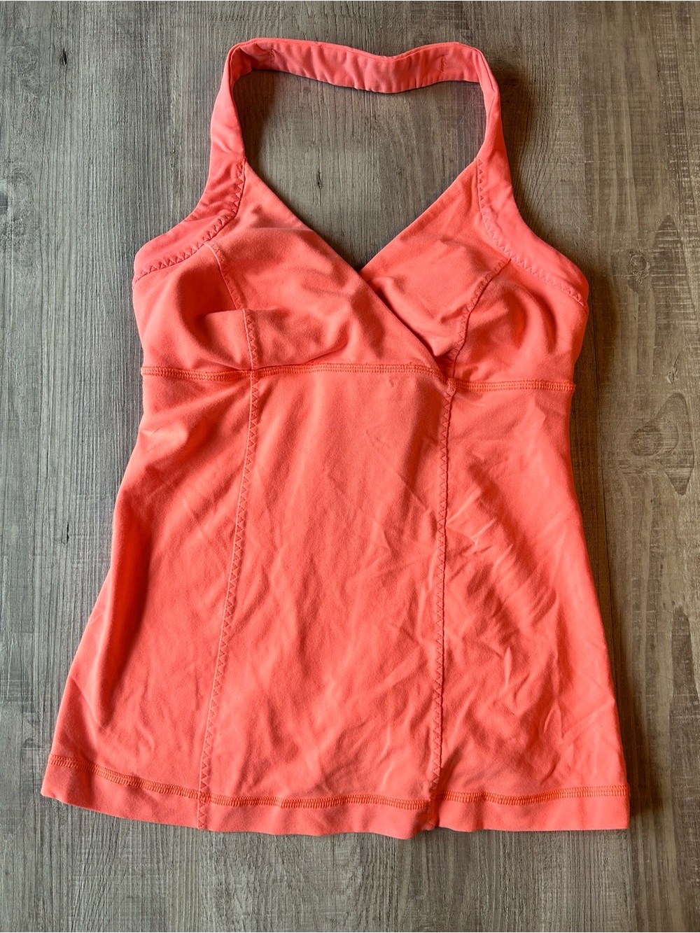0102. Lululemon Athletica Coral Halter V-Neck • Women’s 4